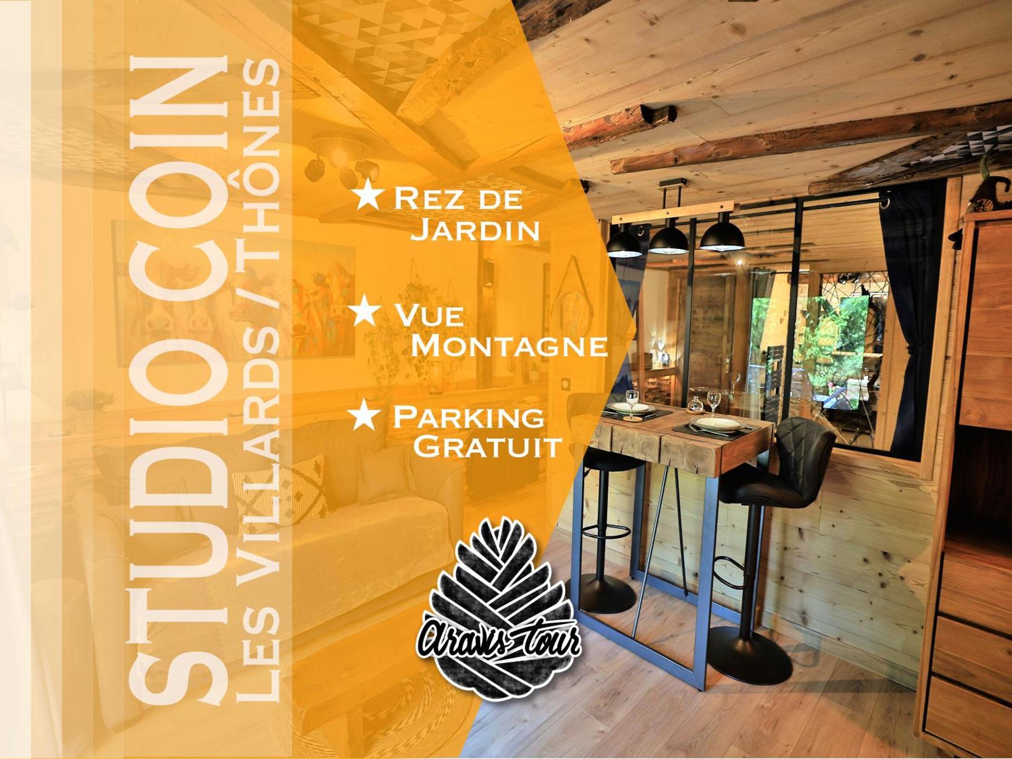 Studio Du Coin - Vue Montagne, Au Calme, Terrasse - Aravistour Les Villards-sur-Thônes Εξωτερικό φωτογραφία
